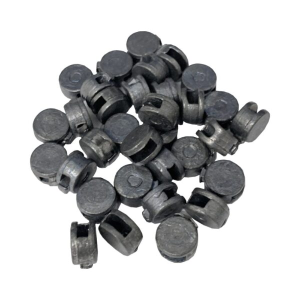 Selos de chumbo 10mm, + – 300 selos por kg